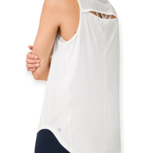 Lululemon Sculpt Tank White SZ Medium - Picture 4 of 13